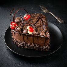 Csokis szív torta
